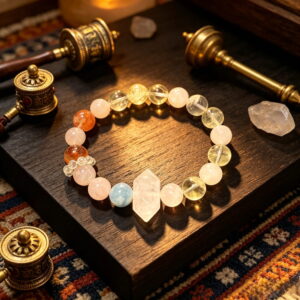 Natural Multi Crystal Stone Bracelet