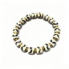 Tibetan Wave Dzi Bead Bracelet