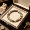 Tibetan Wave Dzi Bead Bracelet